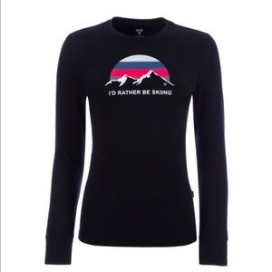 NWT FERA “I Rather Be Skiing” Shirt (L)